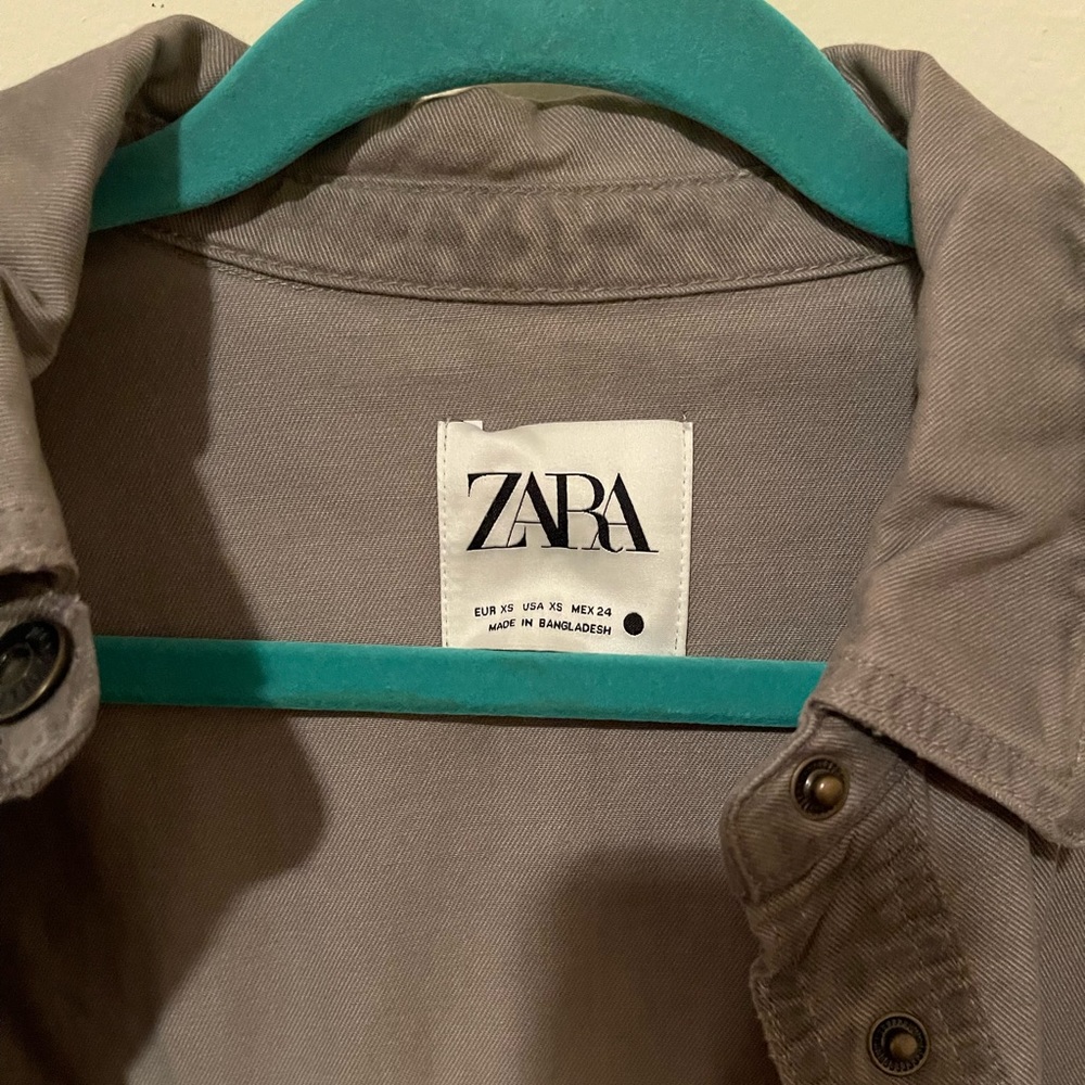 Washed Effect Oversized Shirt - image 4